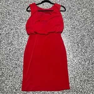 Bianca Nygard ✦ Chic Red Open Back Unworn Dress (S)